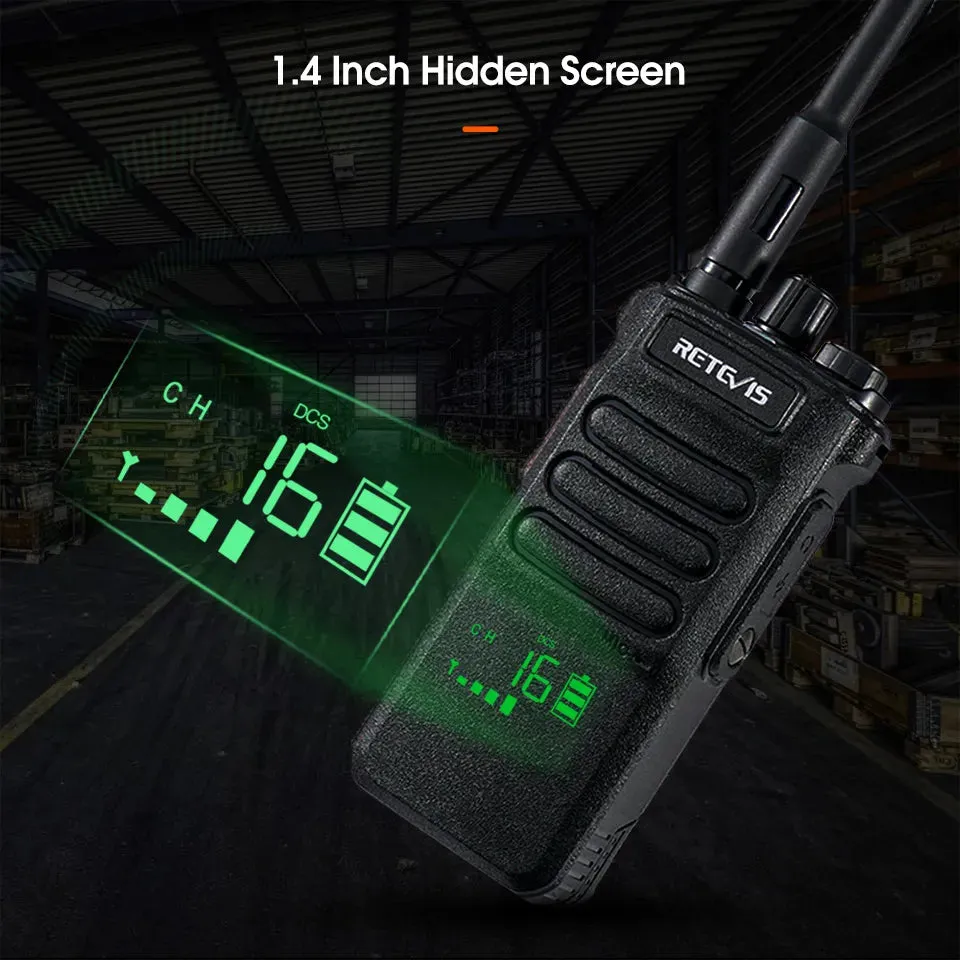 10W Retevis Walkie Talkie Long Range RT86 Walkie-talkies 1 Pcs Two-way radio Powerful Portable Radio Communicator For Hunting