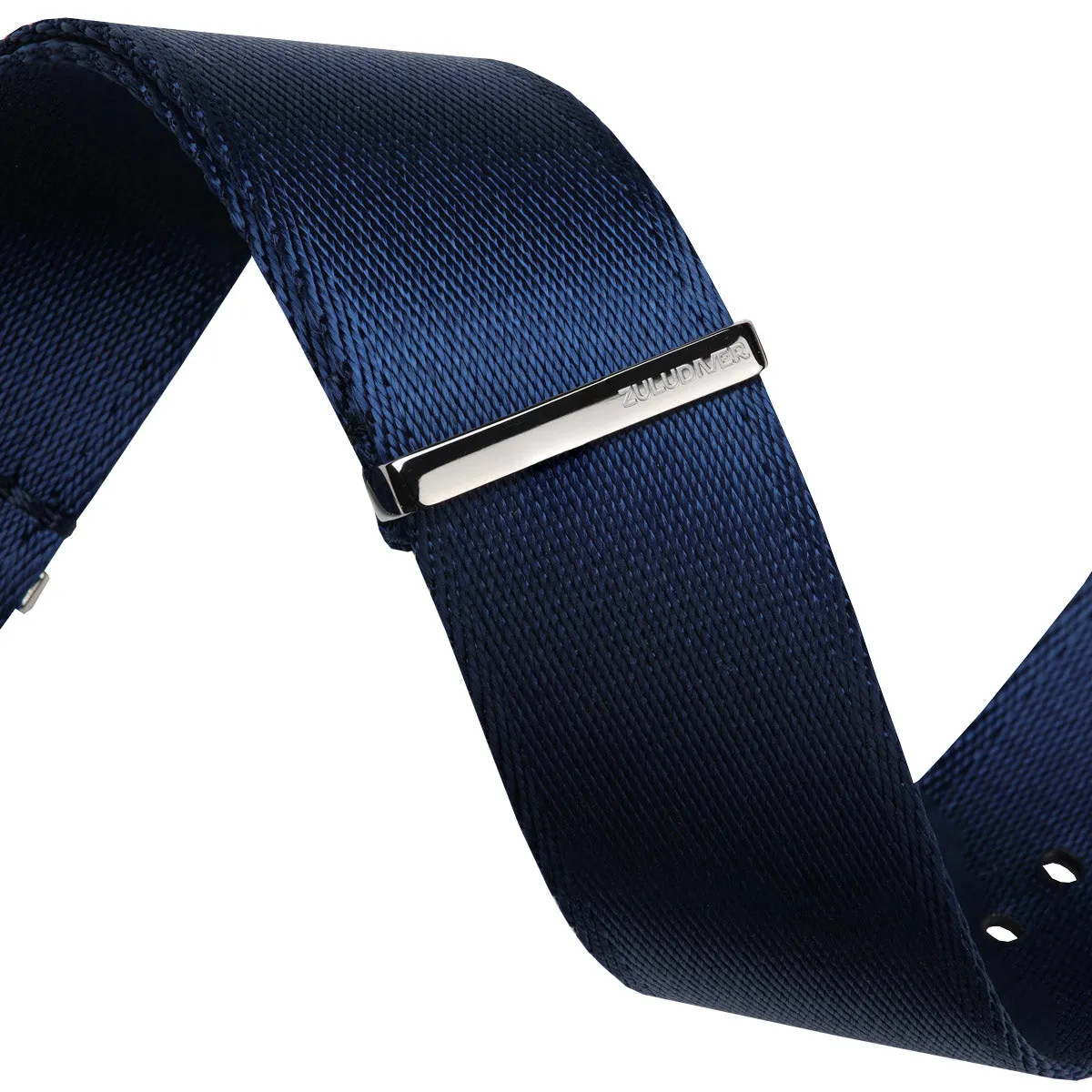 1973 British Military Watch Strap: ARMOURED RECON - Navy Blue, Polished
