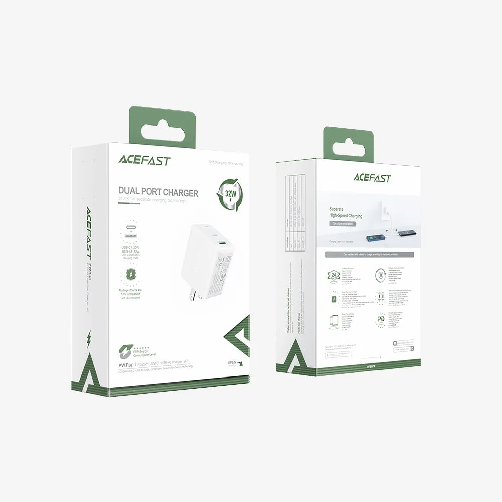 A7 Fast Charge Wall Charger 32w