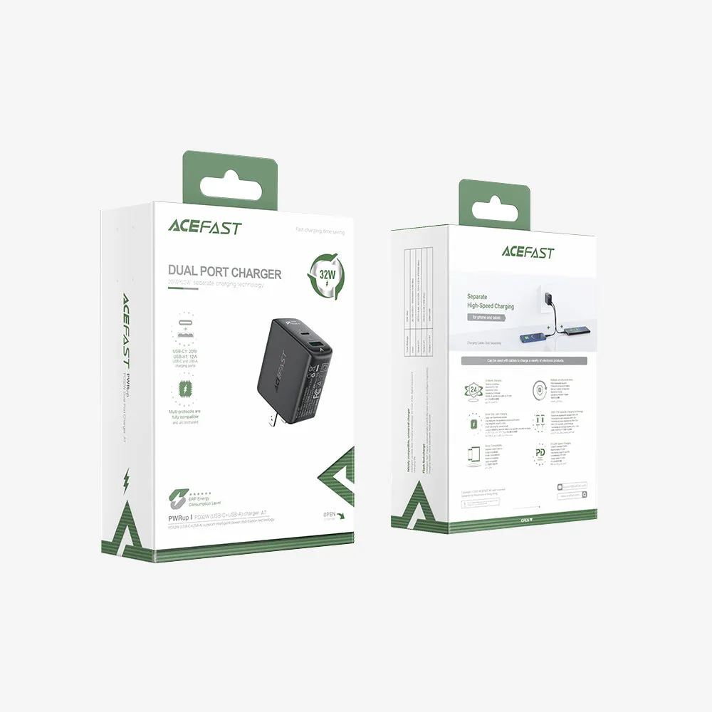 A7 Fast Charge Wall Charger 32w