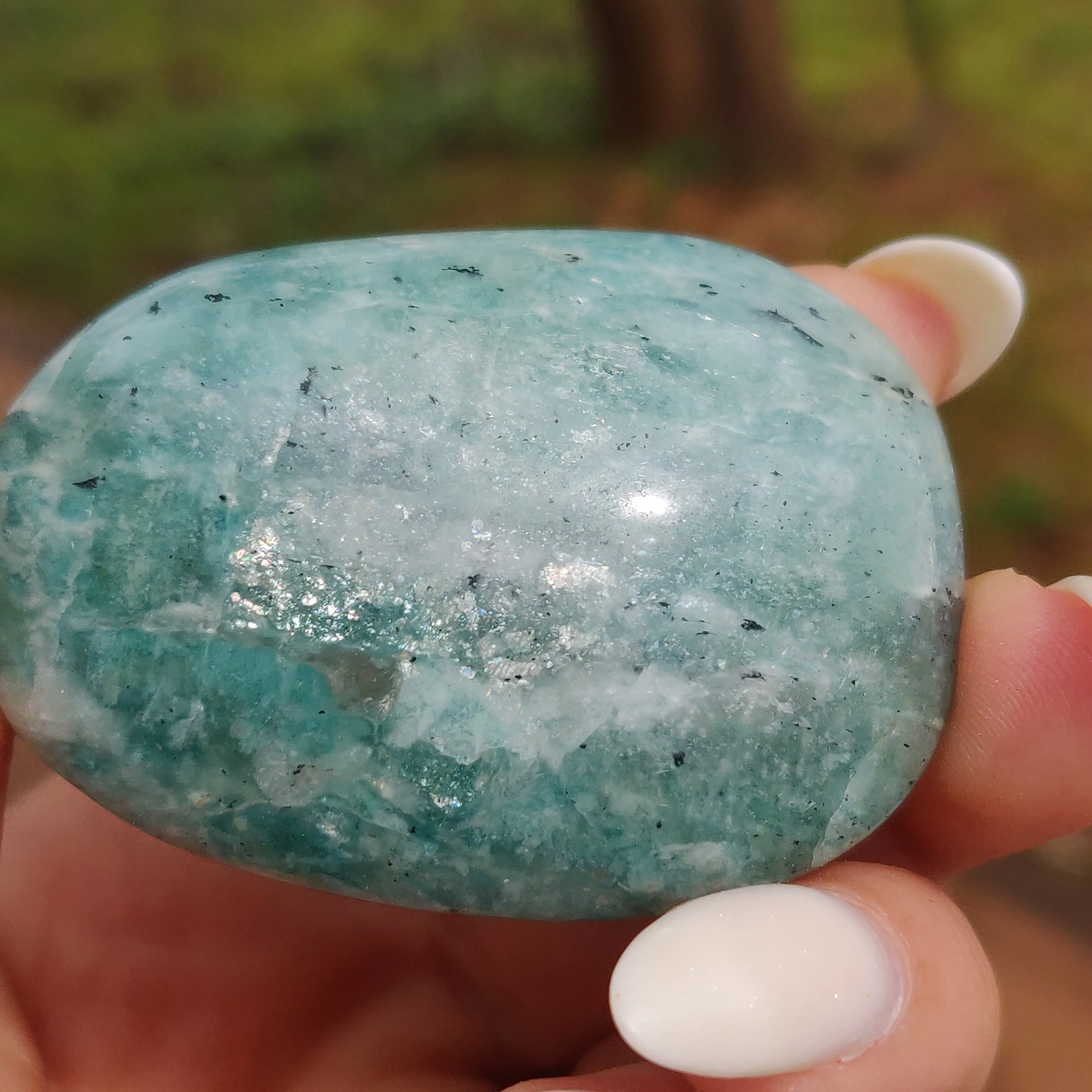 Amazonite Palm Stone (#12)