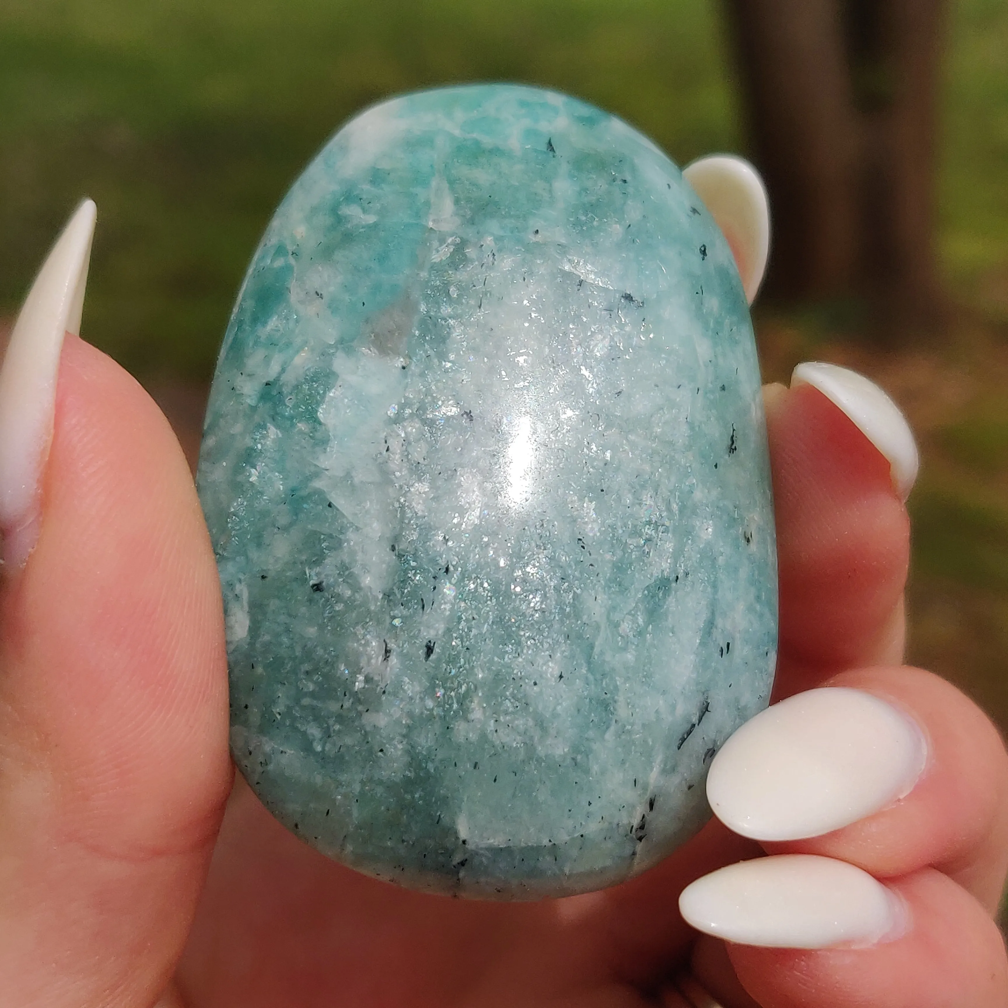 Amazonite Palm Stone (#12)