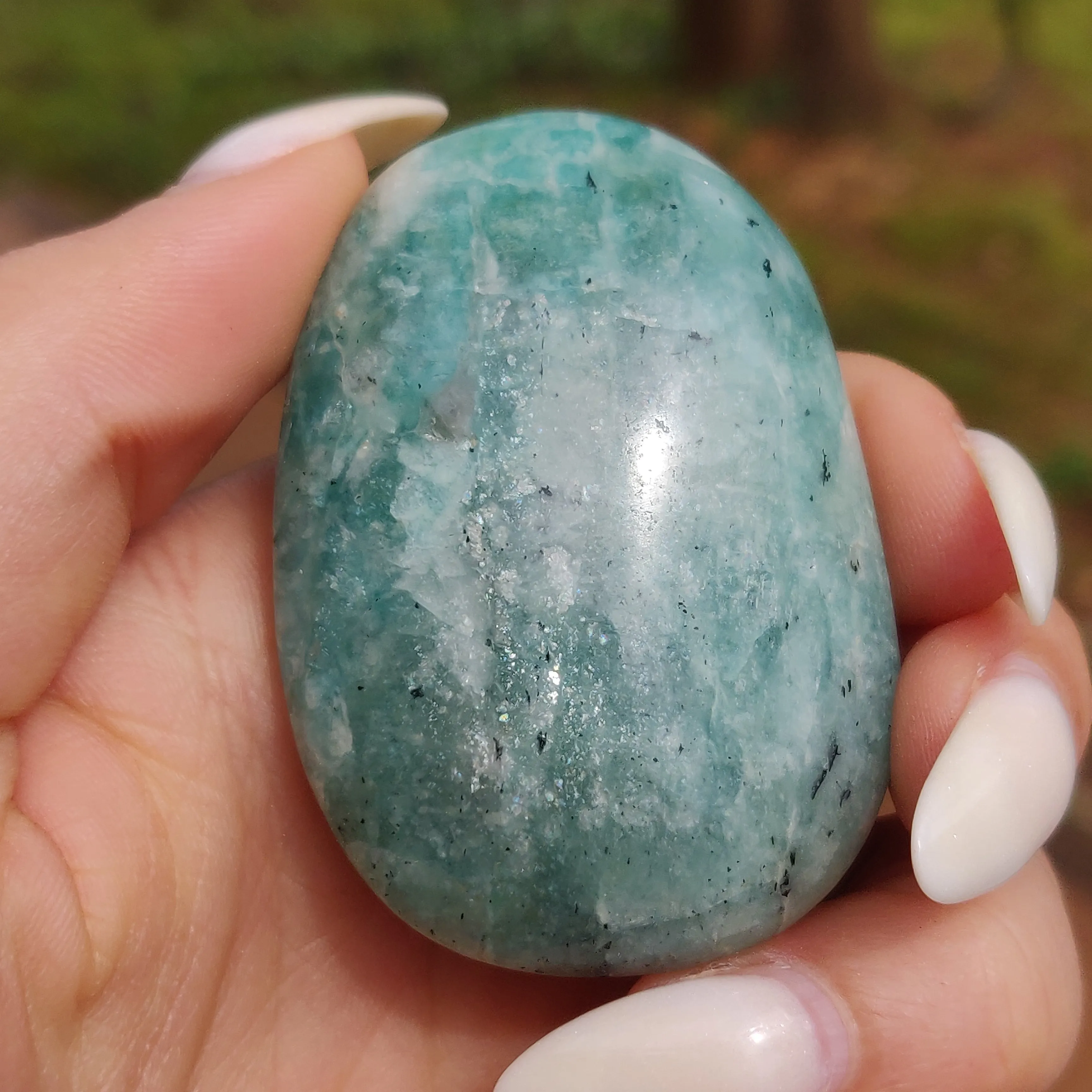 Amazonite Palm Stone (#12)