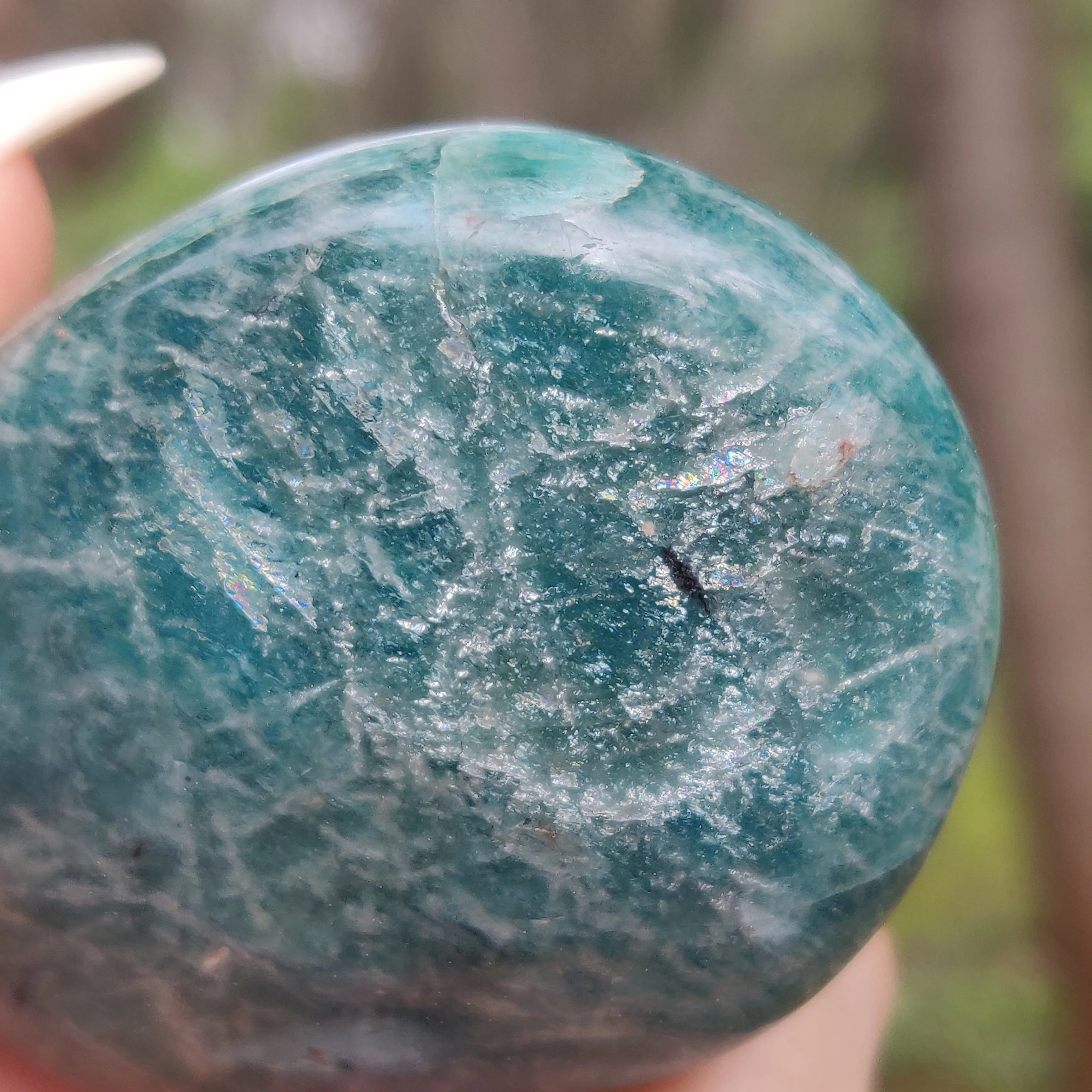 Amazonite Palm Stone (#8)