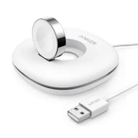 Anker Foldable Charging Pad For Apple Watch With 4' USB-A Cable - White