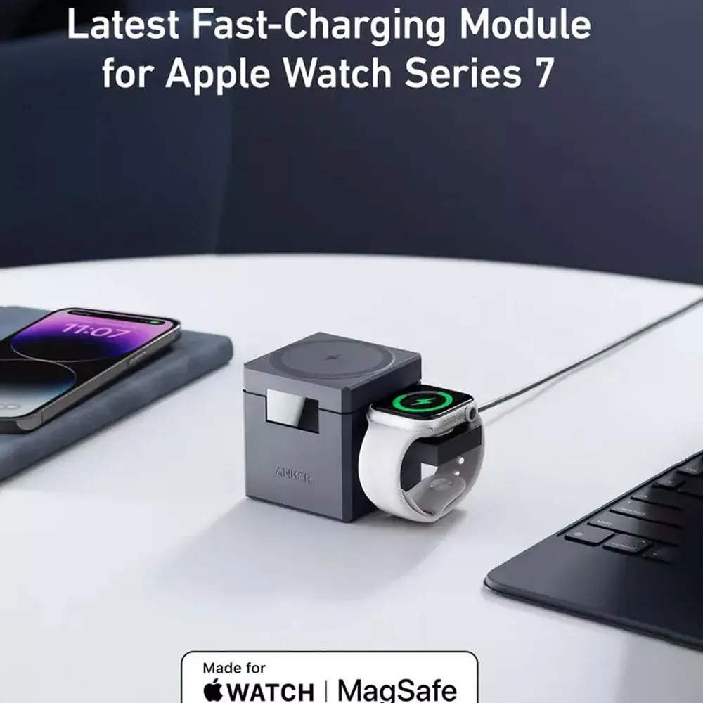 Anker Y1811HA1 3in1 Cube with MagSafe Magnetic Wireless Charger 30W