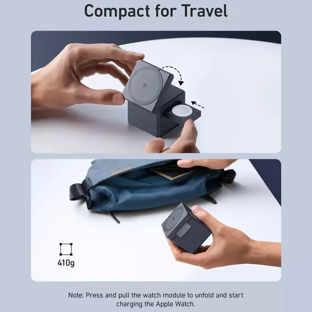 Anker Y1811HA1 3in1 Cube with MagSafe Magnetic Wireless Charger 30W