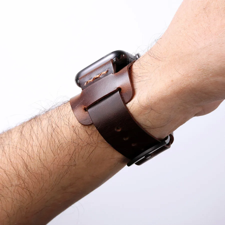 Apple Watch Bund Strap - Antique Brown