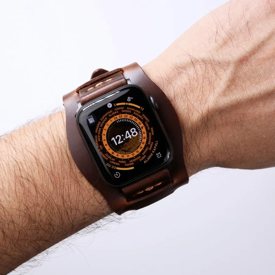 Apple Watch Bund Strap - Antique Brown