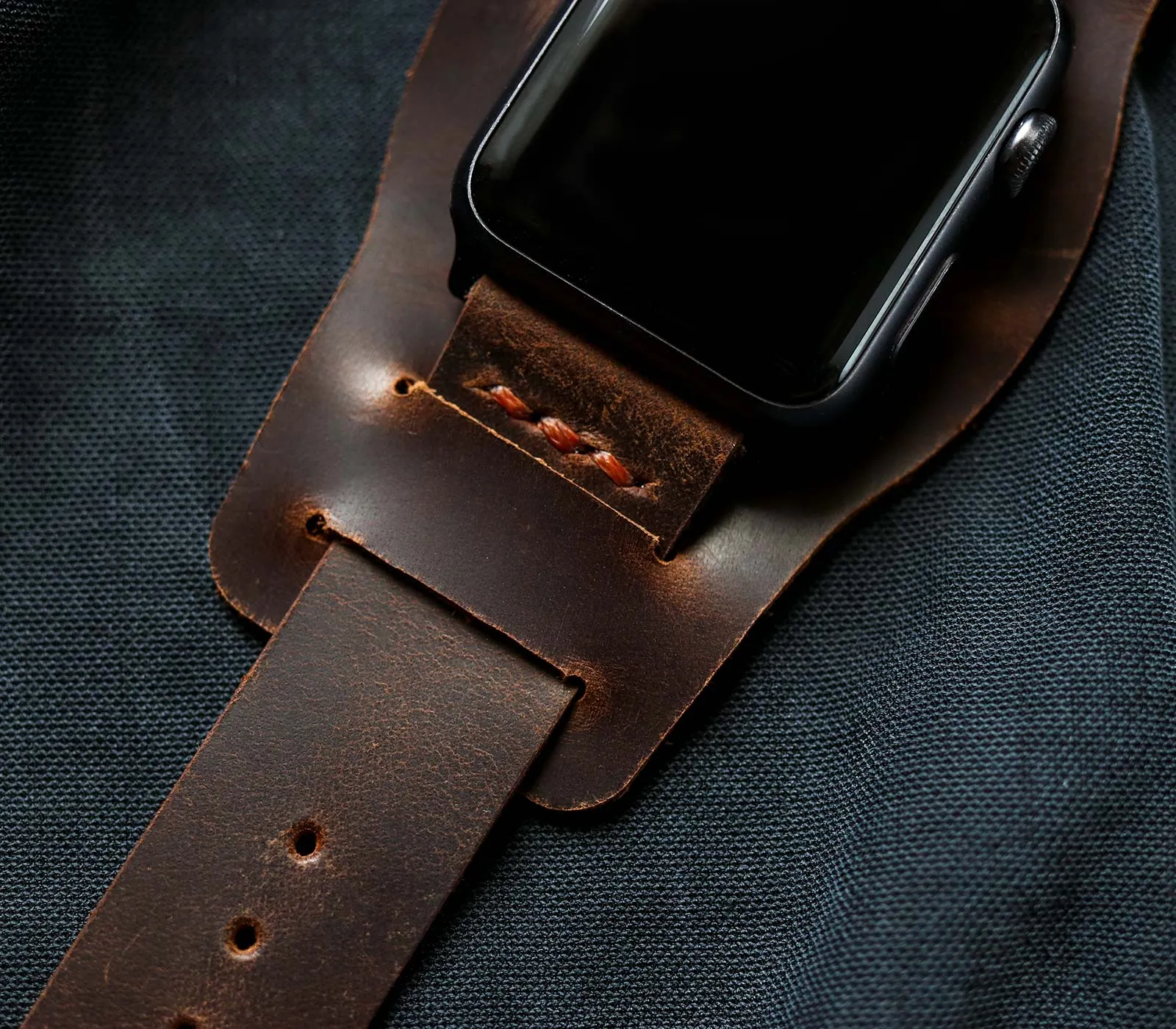 Apple Watch Bund Strap - Antique Brown