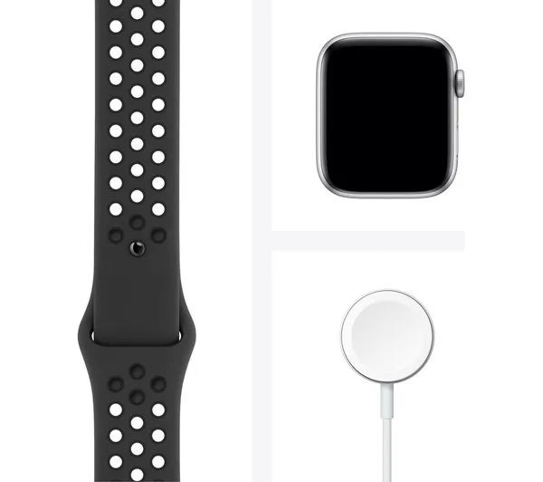 Apple Watch Series 6 GPS   Cellular - 44mm Space Grey Aluminium Case with Black Nike Sports Band - Acceptable
