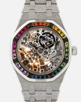 Audemars Piguet Royal Oak Rainbow Double Balance Openworked Frosted Gold 15468BC