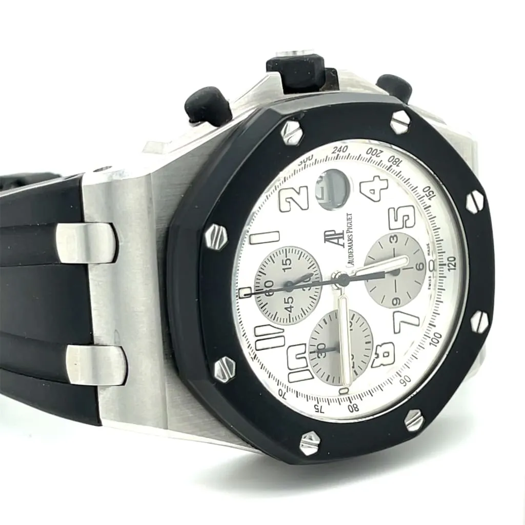 Audemars Piguet Rubberclad White Dial Watch at Regard Jewelry in Austin, Texas