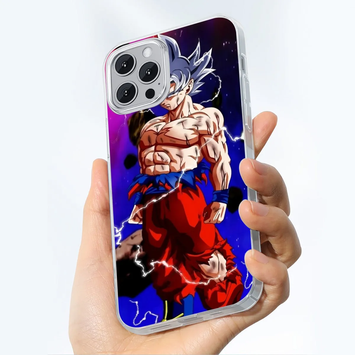 Awesome Ultra Instinct Silver Hair Goku DBZ Kids Iphone 14 Case