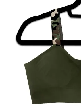 Basic Bra With Camo Straps