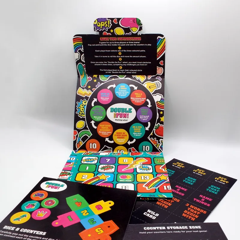 Bizzi Kids 2 in 1 Quiz Cards/Snakes & Ladders (Case of 200)