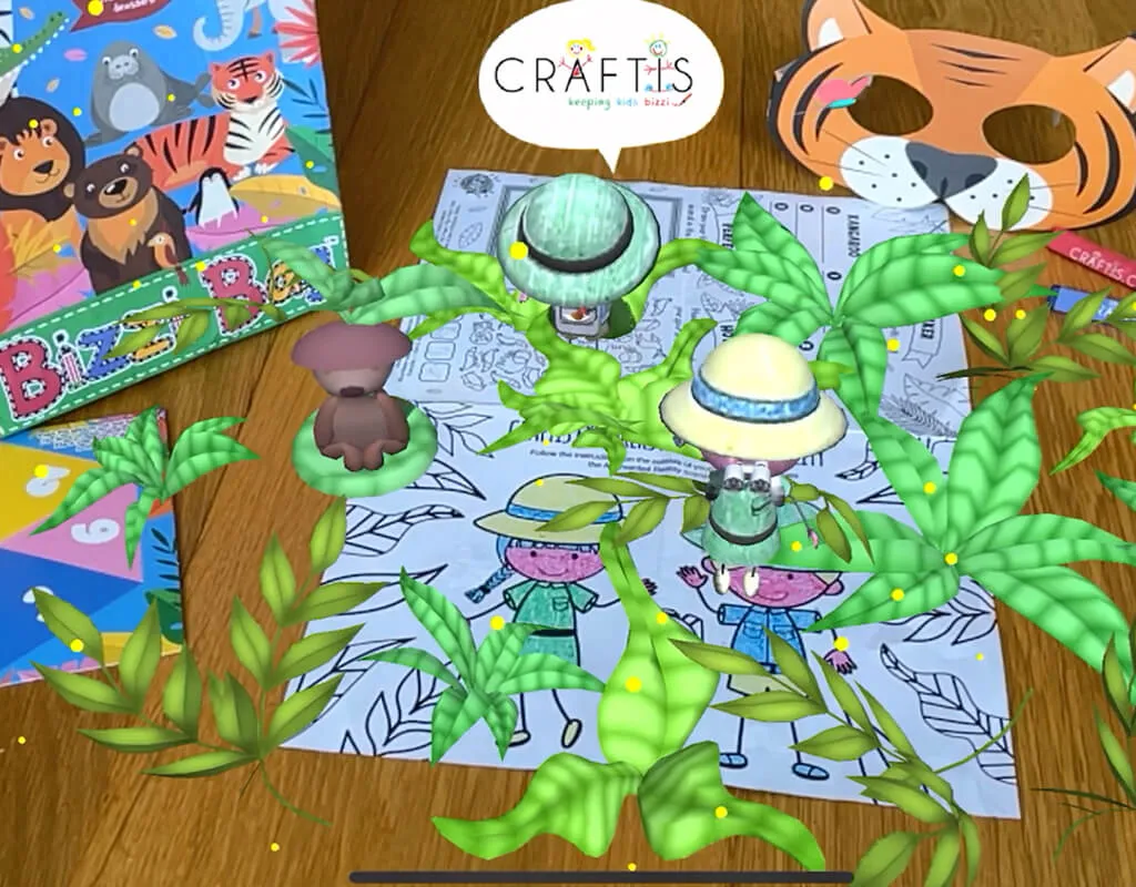 Bizzi Kids Activity Pack (Fold Out) with AR Scan & Play (Case of 400)