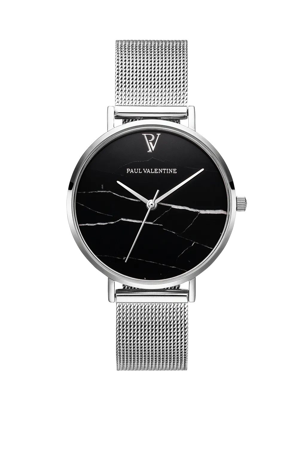Black Marble Silver Mesh