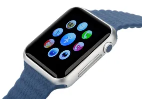 Bluetooth Wrist Watch Mobile "ZenGear" - 1.54 Inch, Pedometer, Bluetooth 4.0, Heart Rate Monitor, iOS Android App (Silver)