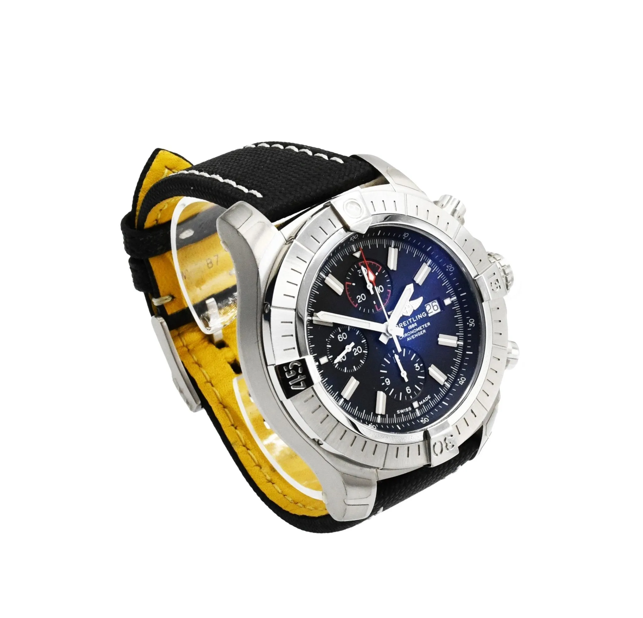 Breitling Super Avenger Chronograph 48mm Steel Watch - Ref A13375