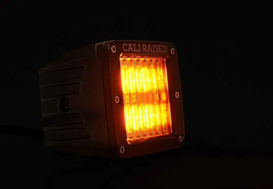 Cali Raised LED 2003-2009 Toyota 4Runner Low Profile Ditch Light Brackets Kit