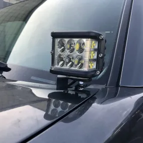 Cali Raised LED 2005-2015 Toyota Tacoma Low Profile LED Ditch Light Brackets Kit
