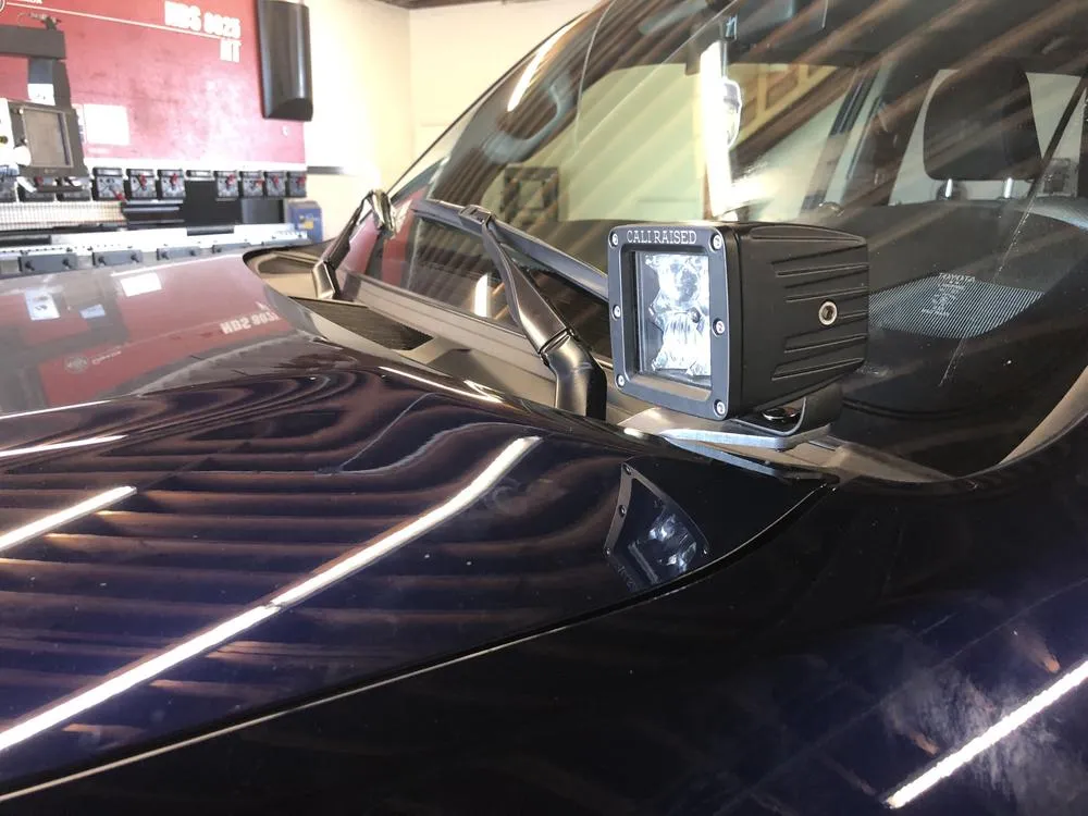 Cali Raised LED 2010-2022 Lexus GX 460 Low Profile LED Ditch Light Brackets Kit