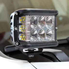 Cali Raised LED 2010-2022 Lexus GX 460 Low Profile LED Ditch Light Brackets Kit