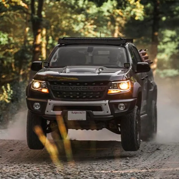 Cali Raised LED 2015-2022 Chevy Colorado/Canyon Low Profile Ditch Light Brackets Kit