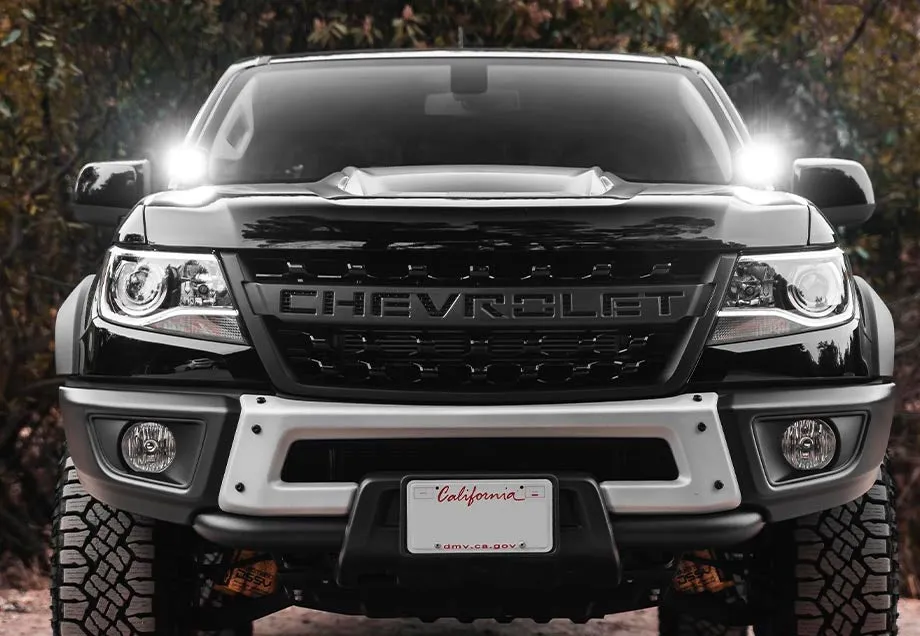 Cali Raised LED 2015-2022 Chevy Colorado/Canyon Low Profile Ditch Light Brackets Kit