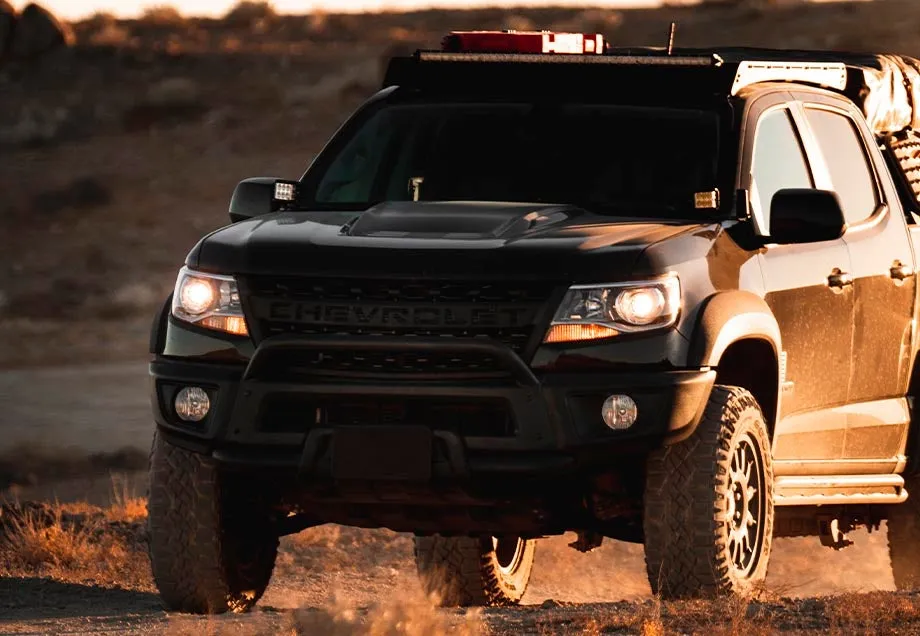 Cali Raised LED 2015-2022 Chevy Colorado/Canyon Low Profile Ditch Light Brackets Kit
