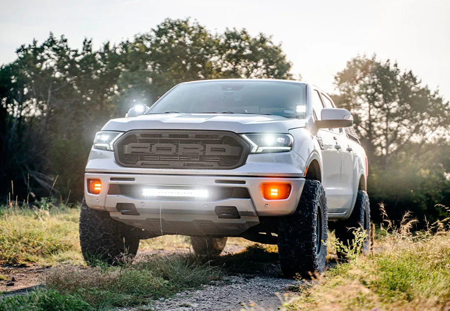Cali Raised LED 2019-2022 Ford Ranger Low Profile Ditch Light Brackets Kit
