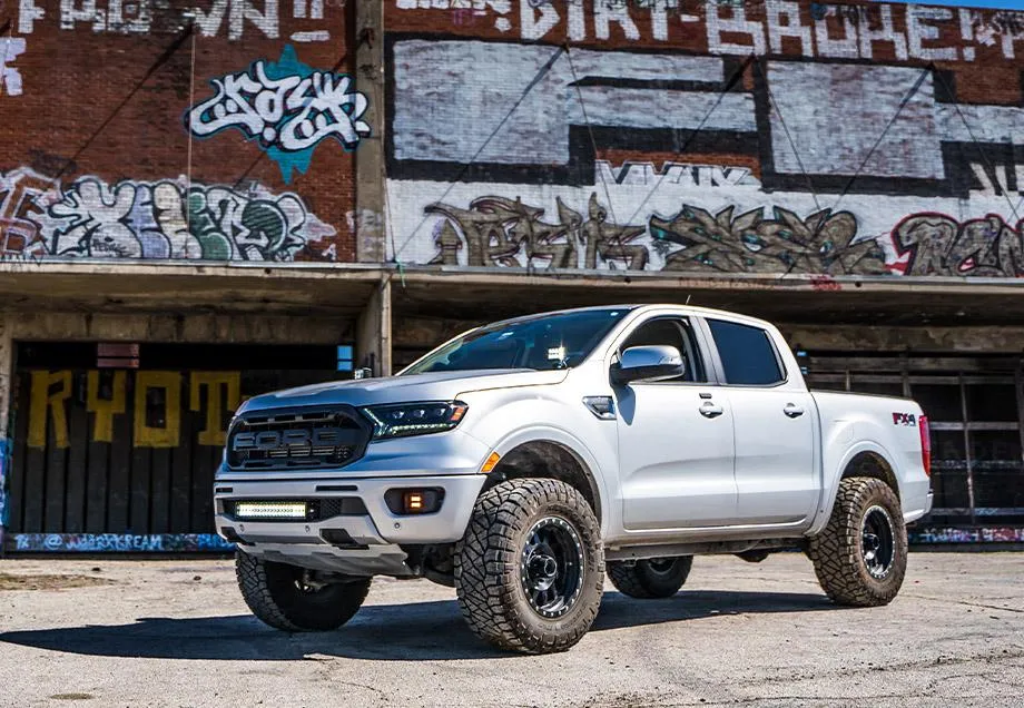 Cali Raised LED 2019-2022 Ford Ranger Low Profile Ditch Light Brackets Kit
