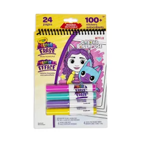 Crayola Gabby's Dollhouse Colour And Erase Sticker Activity Pad