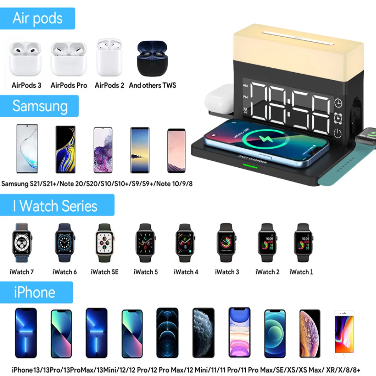Crazy Good 6 In 1 Wireless Charger