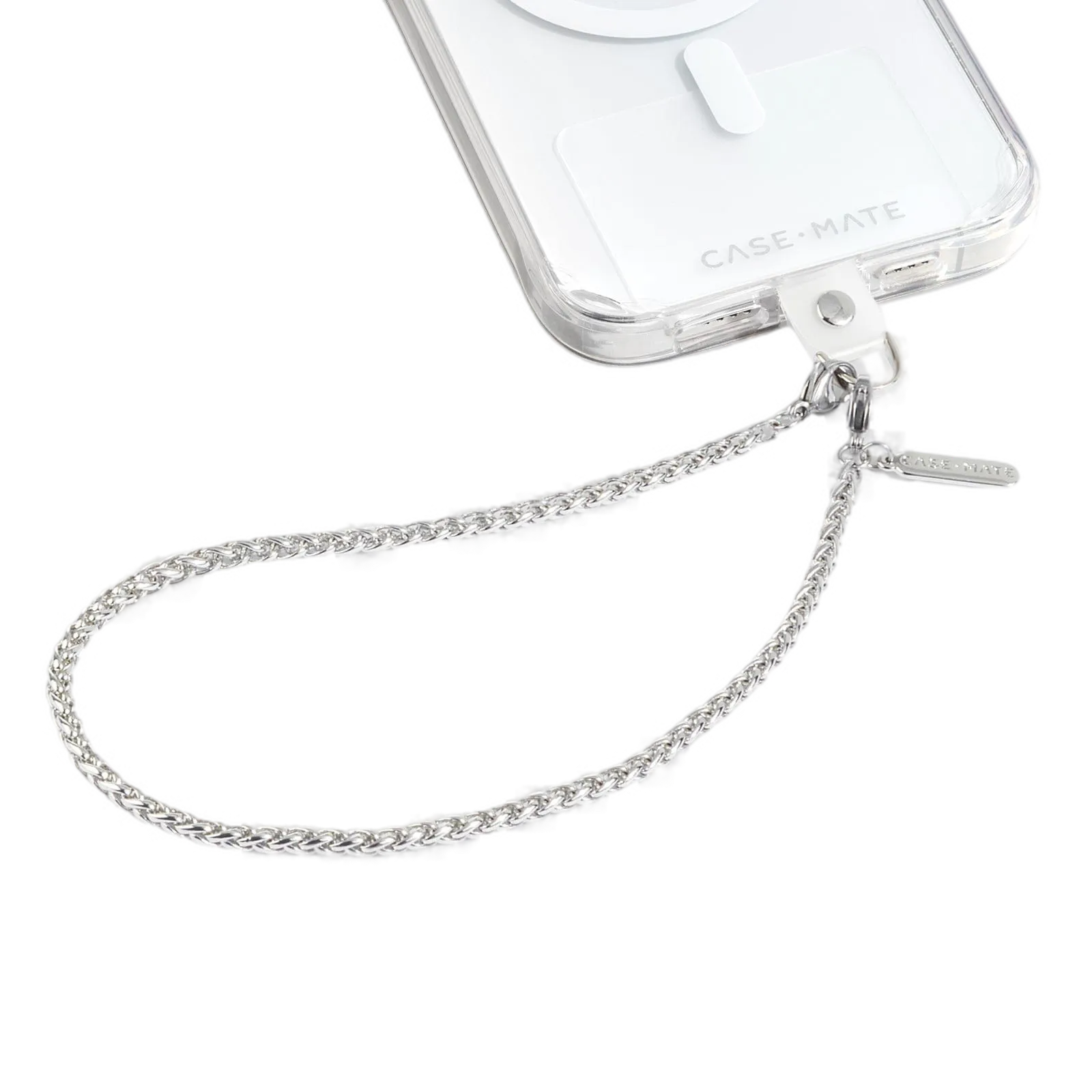 Dainty Silver Chain Phone Charm