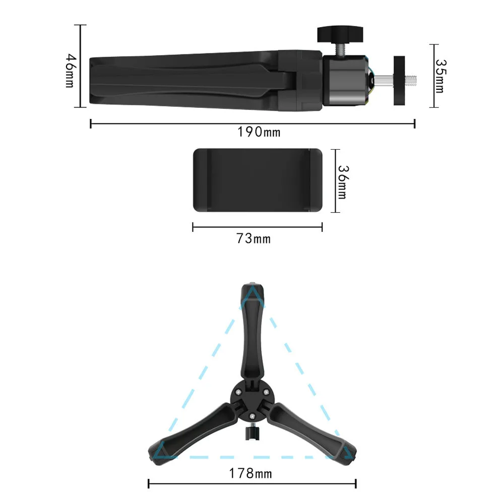 Desktop Lazy Phone Stand Tripod Stand | Brodtica.com