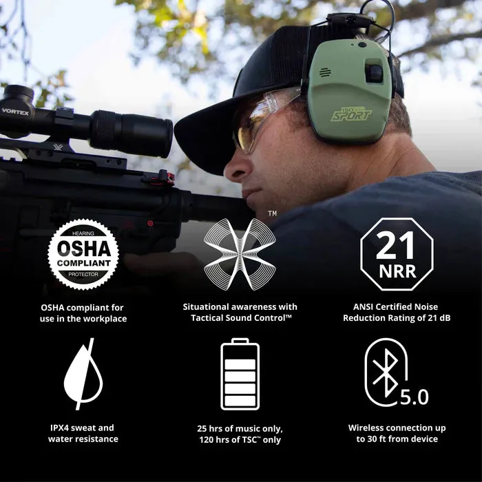 Earmuffs - ISOtunes DEFY Slim BT Earmuff, IT-43