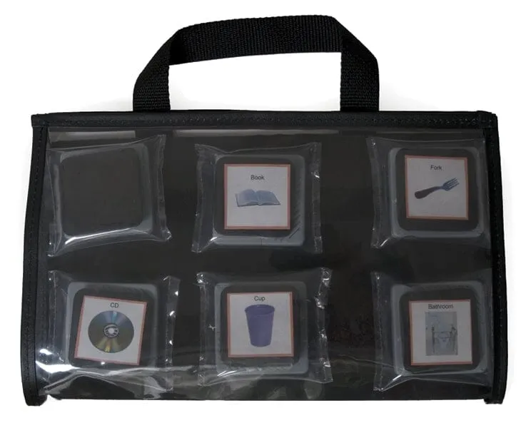 Easy Push Talking Pocket Clear Carrier