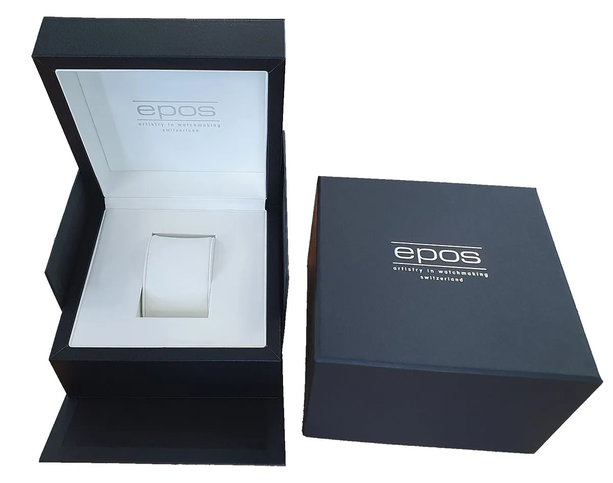 EPOS Timeless Sapphire Crystal Pilot Hand-Wound Watch