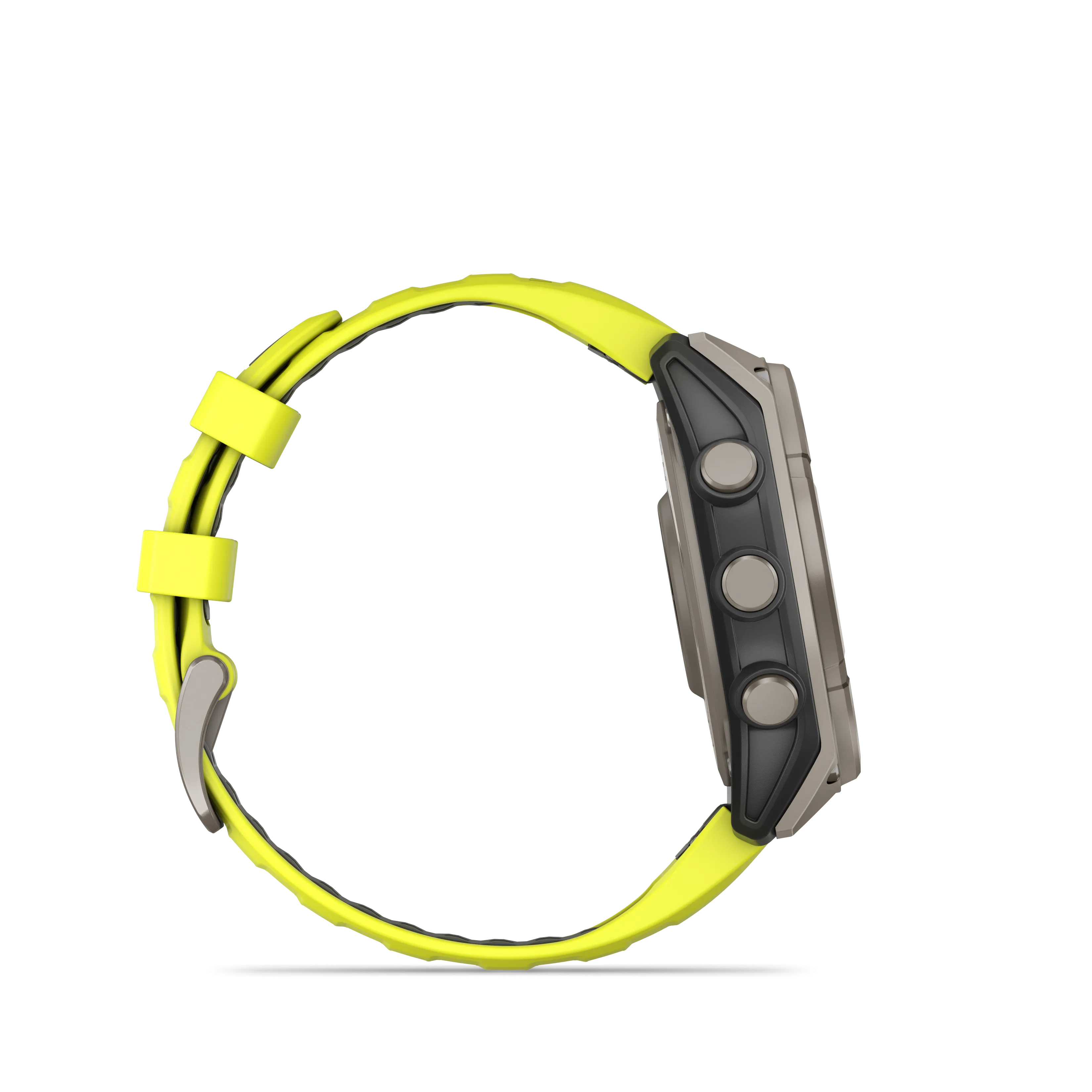 Fenix 8 Smartwatch, 47mm - Solar, Sapphire, Titanium with Amp Yellow/Graphite Silicone Band - 010-02906-21