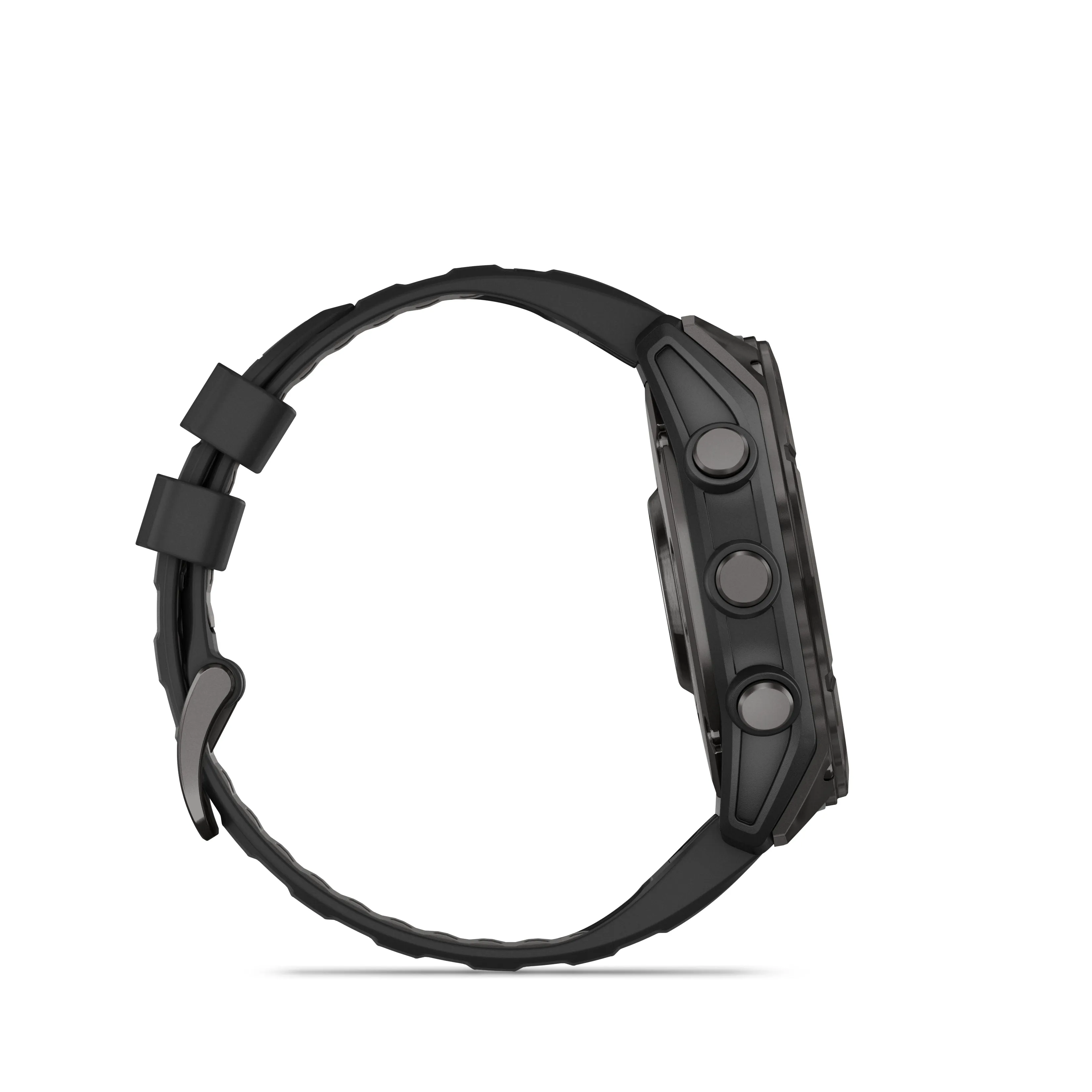 Fenix 8 Smartwatch, 51mm - AMOLED Sapphire, Carbon Grey DLC With Black/Pebble Grey Silicone Band - 010-02905-21