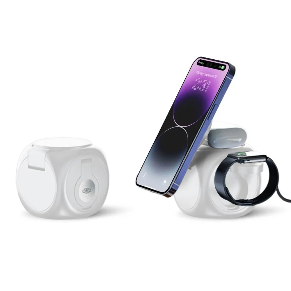 FluxSphere 3 in 1 MagSafe Charging Stand