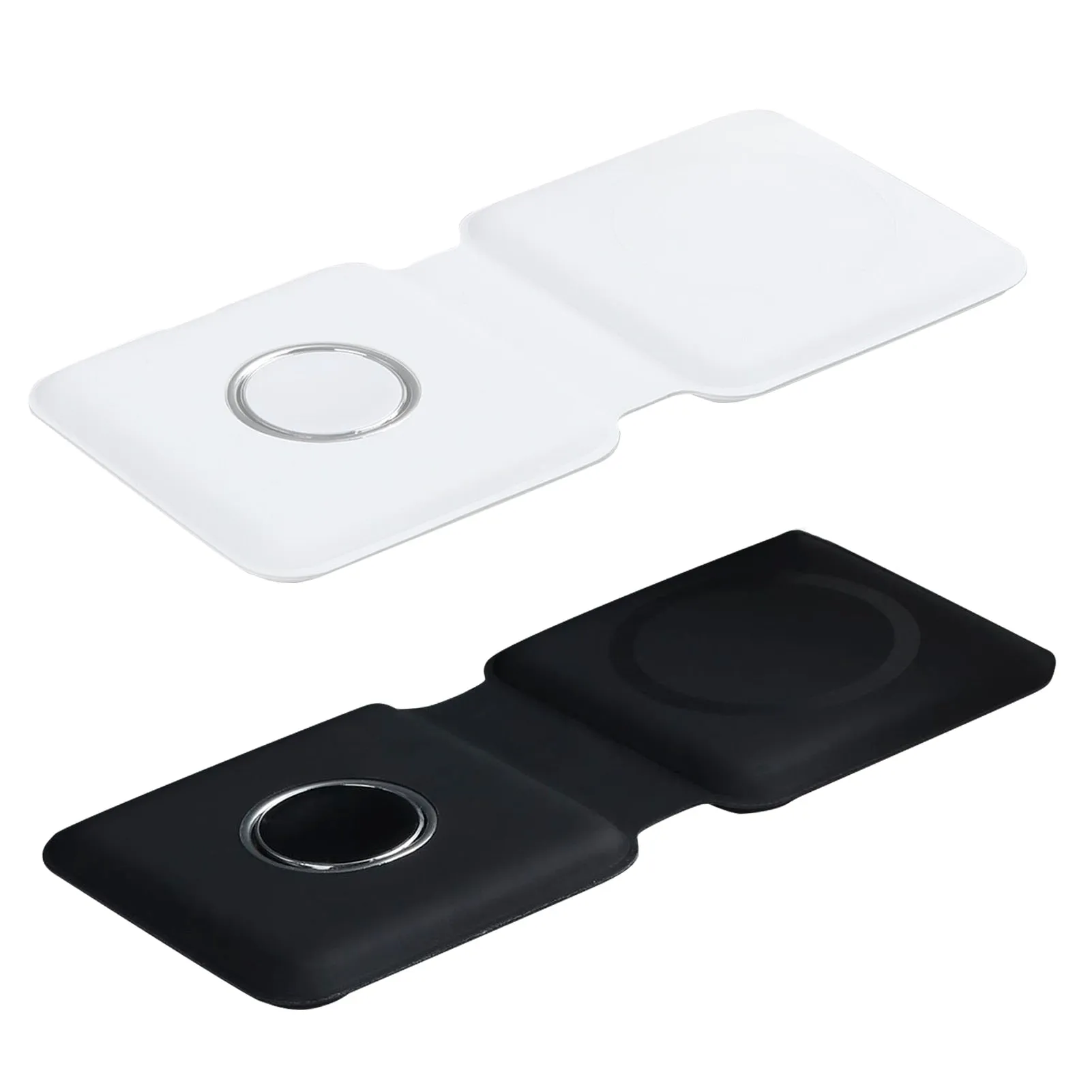 Foldable Double Wireless Fast Charger Pad