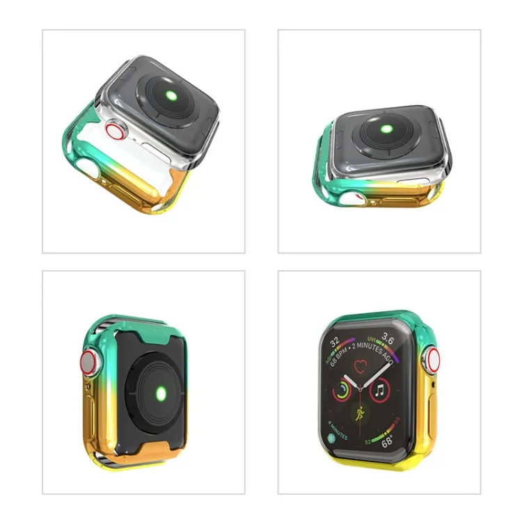 For Apple Watch Series 5 & 4 40mm Gradient All-inclusive TPU Protective Case(E)