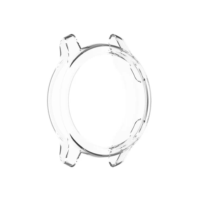 For Garmin Venu TPU Wrapped Empty Half Case Watch Case(Transparent White)