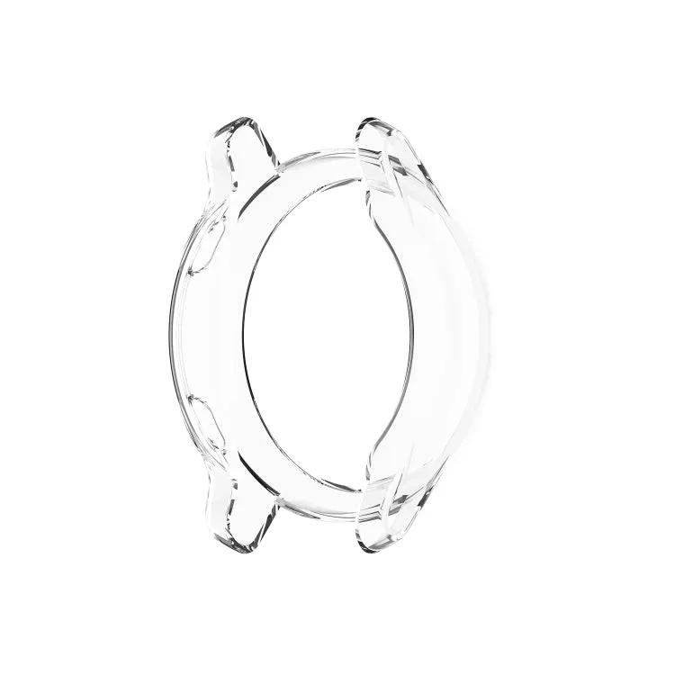 For Garmin Venu TPU Wrapped Empty Half Case Watch Case(Transparent White)