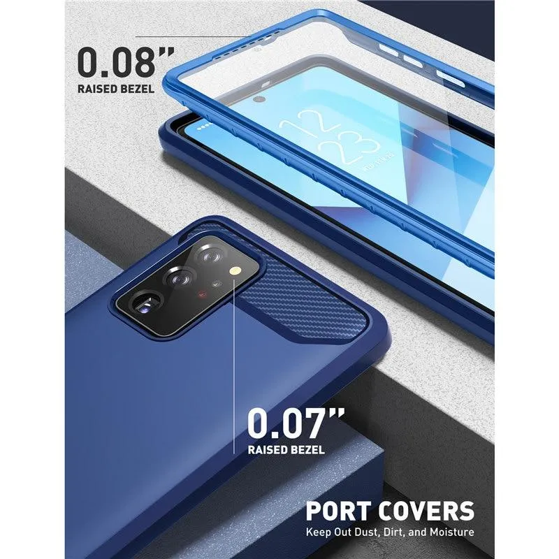 For Samsung Galaxy Note 20 Ultra Case 6.9" (2020) Clayco Xenon Full Body Rugged Cover with Built in 3D Curved Screen Protector|Phone Case & Covers|