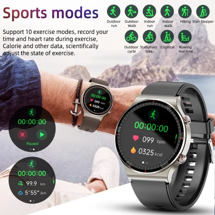 G08 1.3-Inch TFT Smart Watch with ECG Monitoring and Menstrual Cycle Reminder for Men and Women