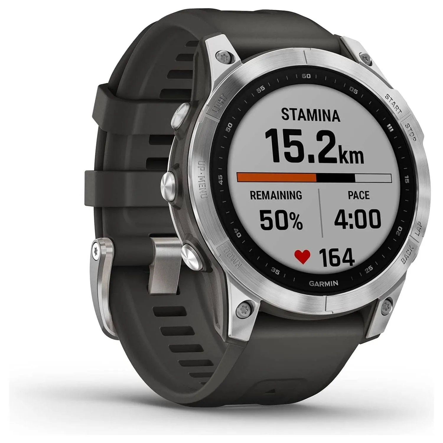 Garmin Fenix 7 Pro Sapphire Solar Edition Silver with Graphite Band